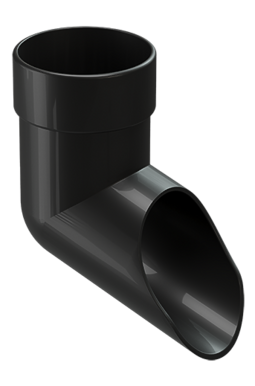 Наконечник для водосточной трубы Премиум (Premium) Карбон, (RR-33)
