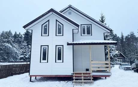 Колено 45˚ для водосточной трубы LUX, пломбир - 91